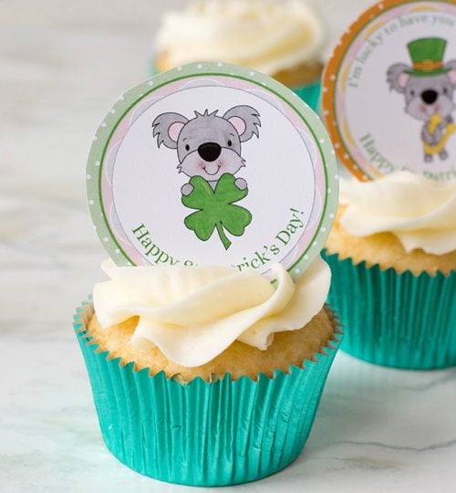 St. Patrick's Day cupcakes