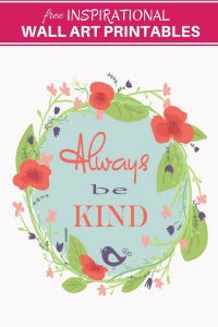 FREE Inspirational Wall Art Printables - Onion Rings &amp; Things