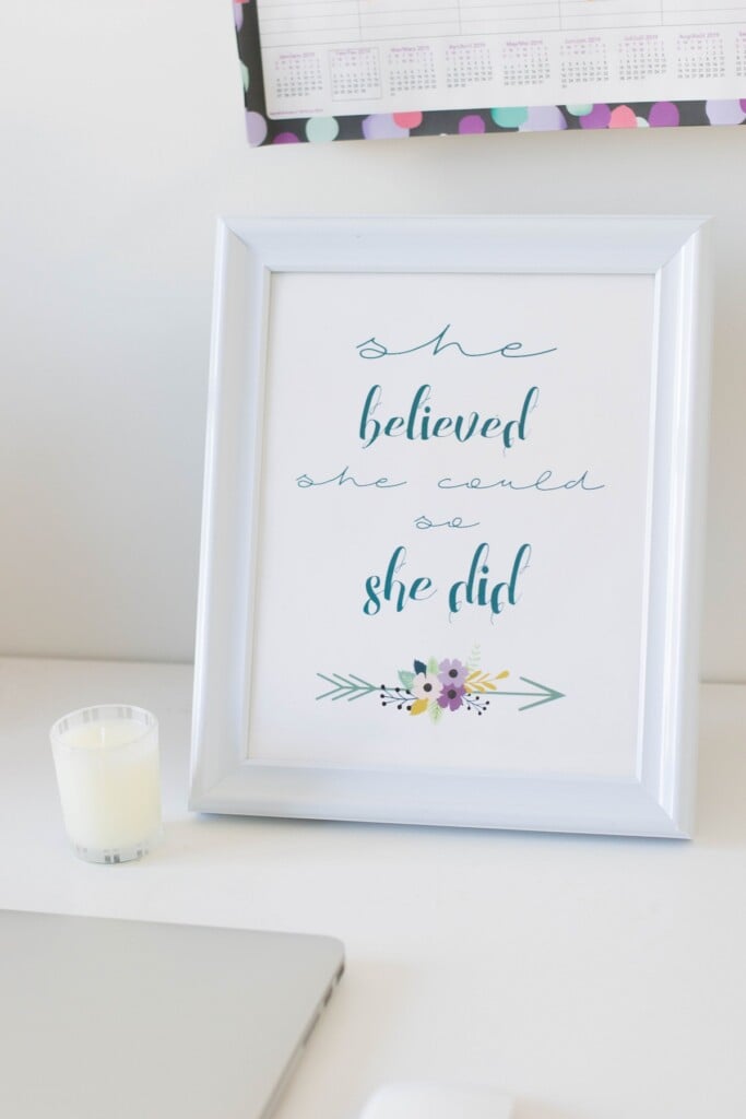 Free Inspirational Wall Art Printables - Onion Rings &amp; Things