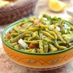 Nopal with tomatoes, onions, cilantro and lime juice for fresh, healthy and delicious salad