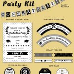 Graduation party kit printables