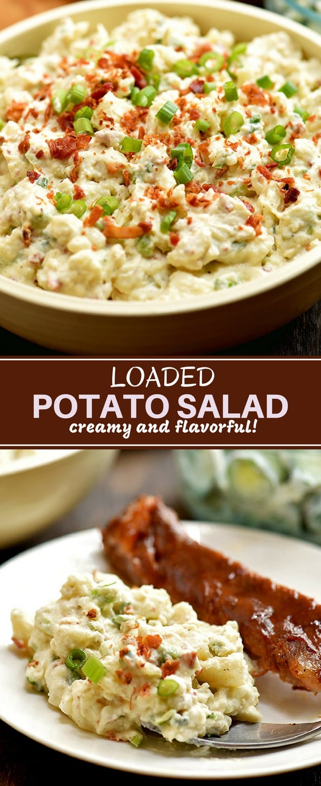 Loaded Potato Salad Onion Rings & Things