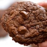 nutella cookies with chocolate chips