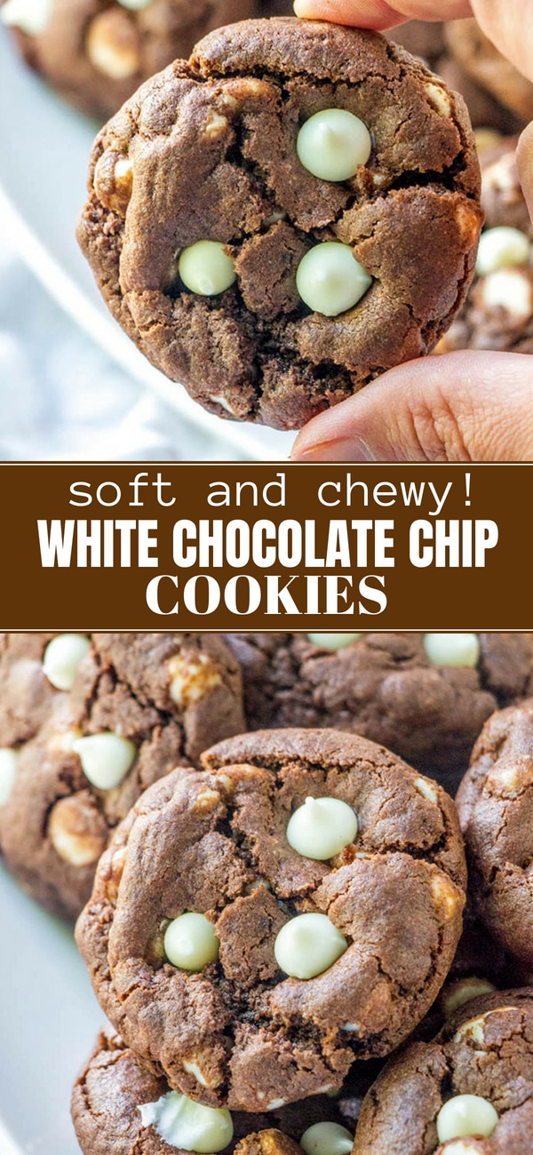 Chocolate White Chocolate Chip Cookies
