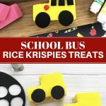 School Bus Rice Krispies Treats