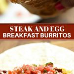 Steak and Egg Breakast Burritos