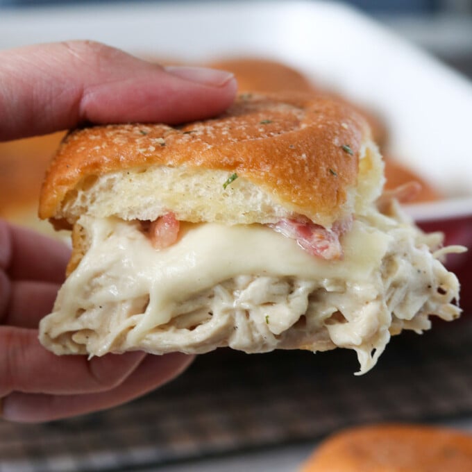 crack chicken slider sandwiches