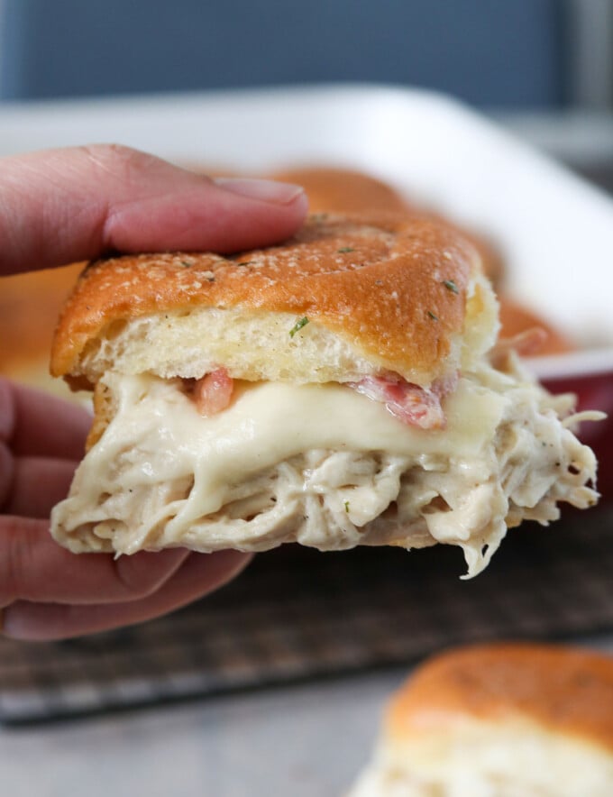 crack chicken slider sandwiches