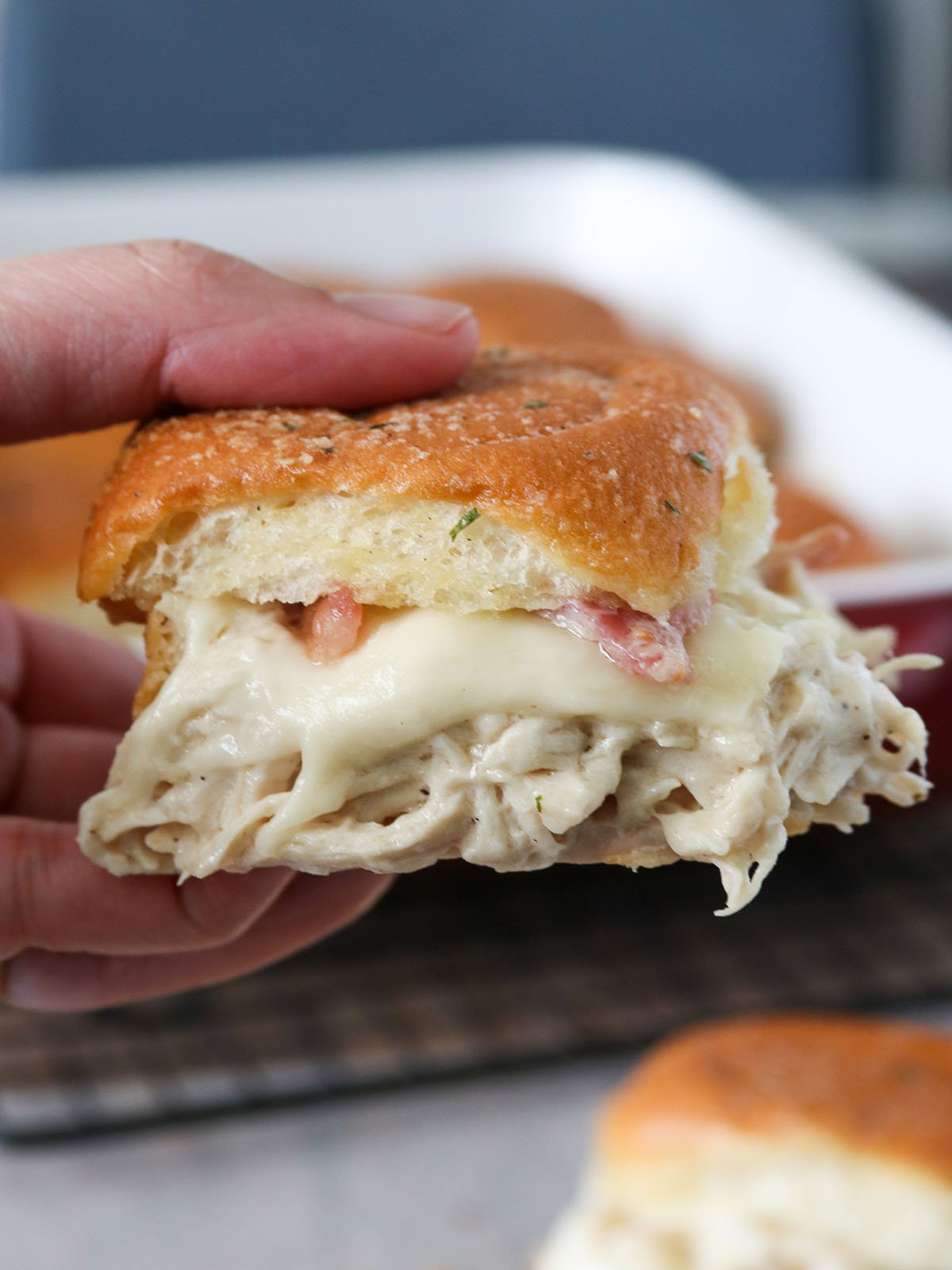 crack chicken slider sandwiches