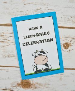 DIY Cow Birthday Card with FREE Printable - Onion Rings &amp; Things