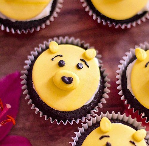 Winnie the Pooh Cupcakes - Onion Rings & Things