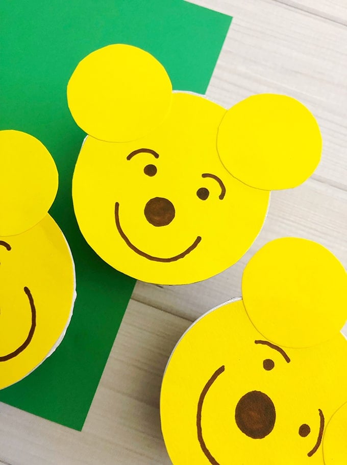 Winnie the Pooh Snack Cup Toppers add a little fun to your kid's lunch