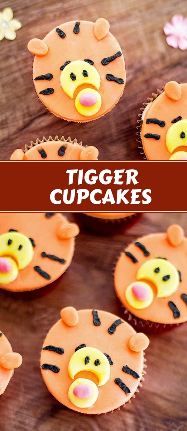 Tigger-inspired Cupcakes