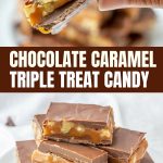Triple Treat Chocolate Caramel Candy Bars