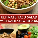 taco salad in a serving bowl