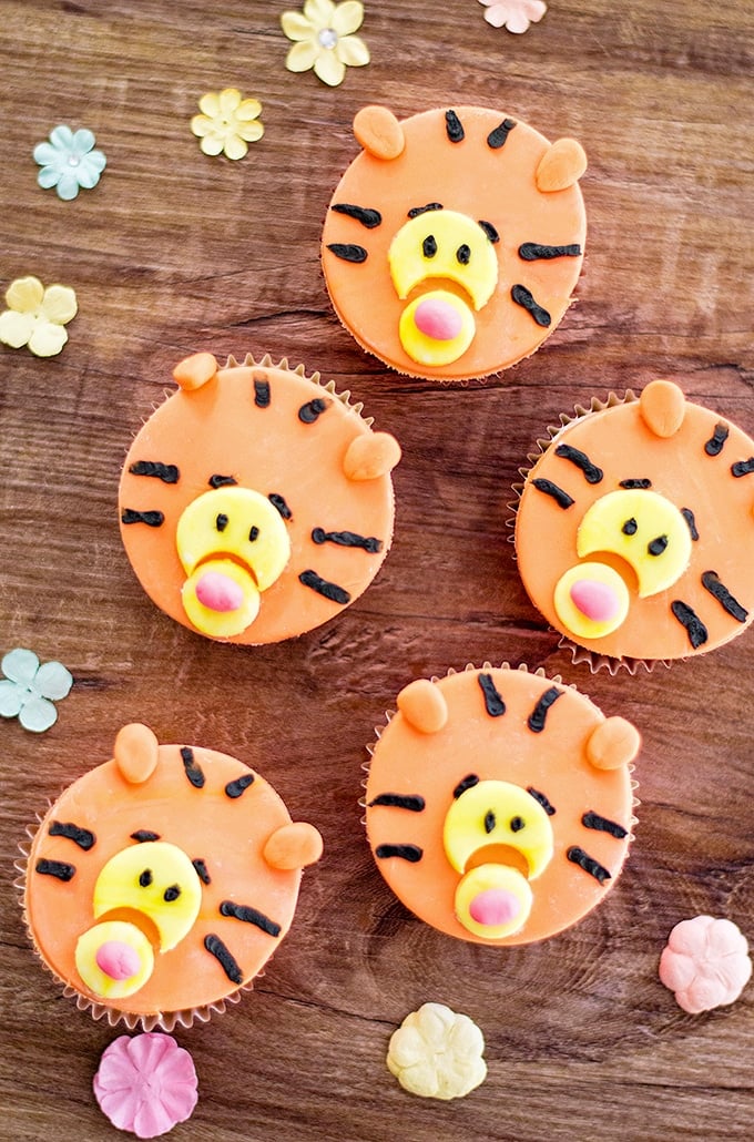 Tigger-inspired Cupcakes