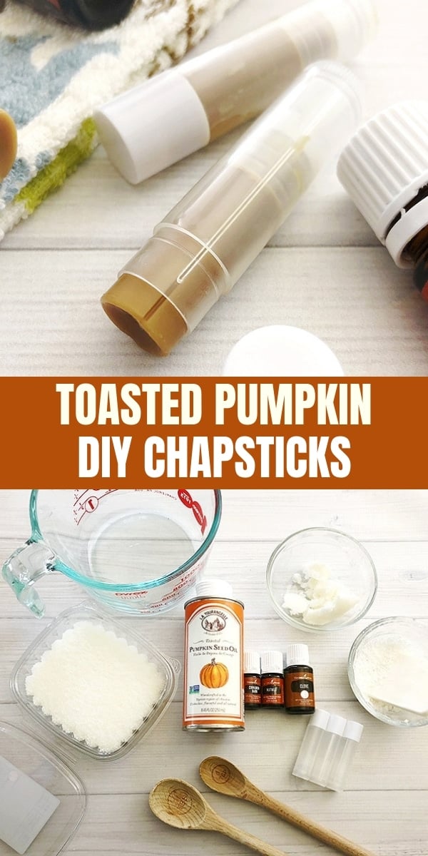 Homemade Toasted Pumpkin Chapstick