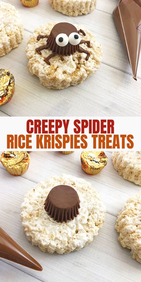 Spooky Spider Rice Krispies Treats