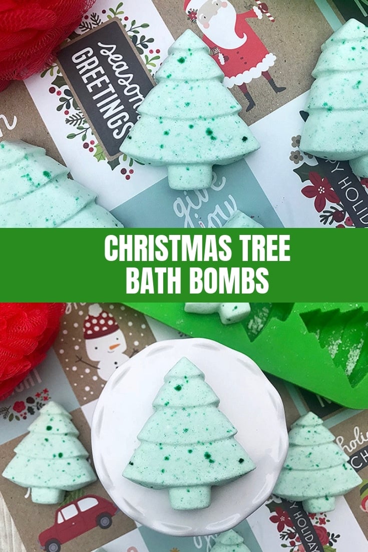 Christmas Tree Bath Bombs