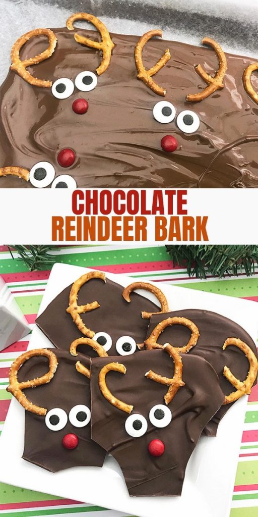 Rudolph the Red-Nose Reindeer Chocolate Bark - Onion Rings & Things