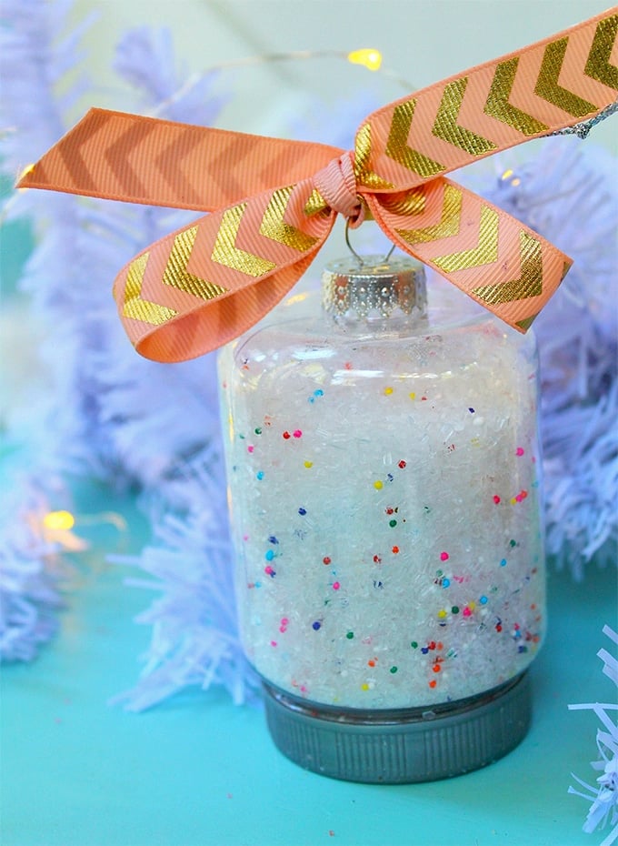 Bath Salt Christmas Ornaments are a perfect gift for a friend