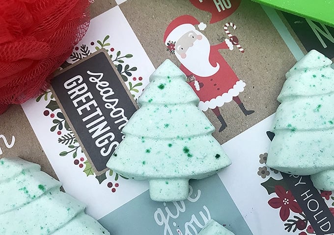 Christmas Bath Bombs are the perfect way to add an extra touch to your spa day