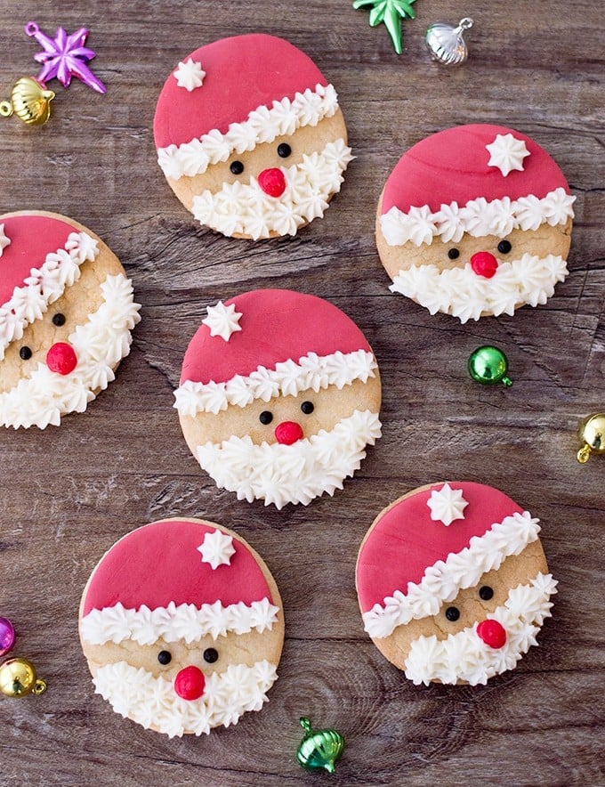 Santa Claus Sugar Cookies