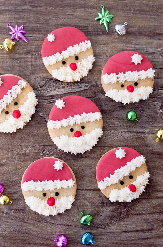 Santa Claus Sugar Cookies