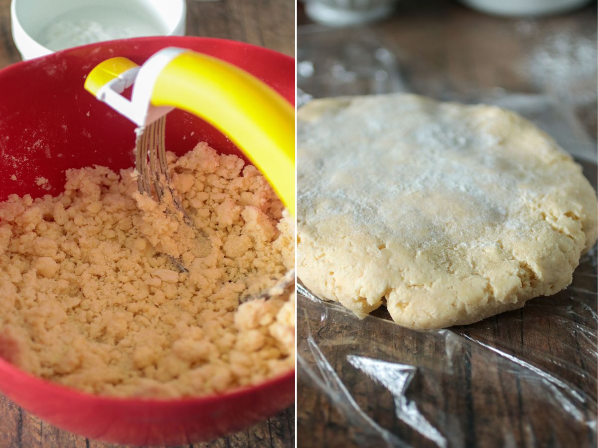 making pie crust dough