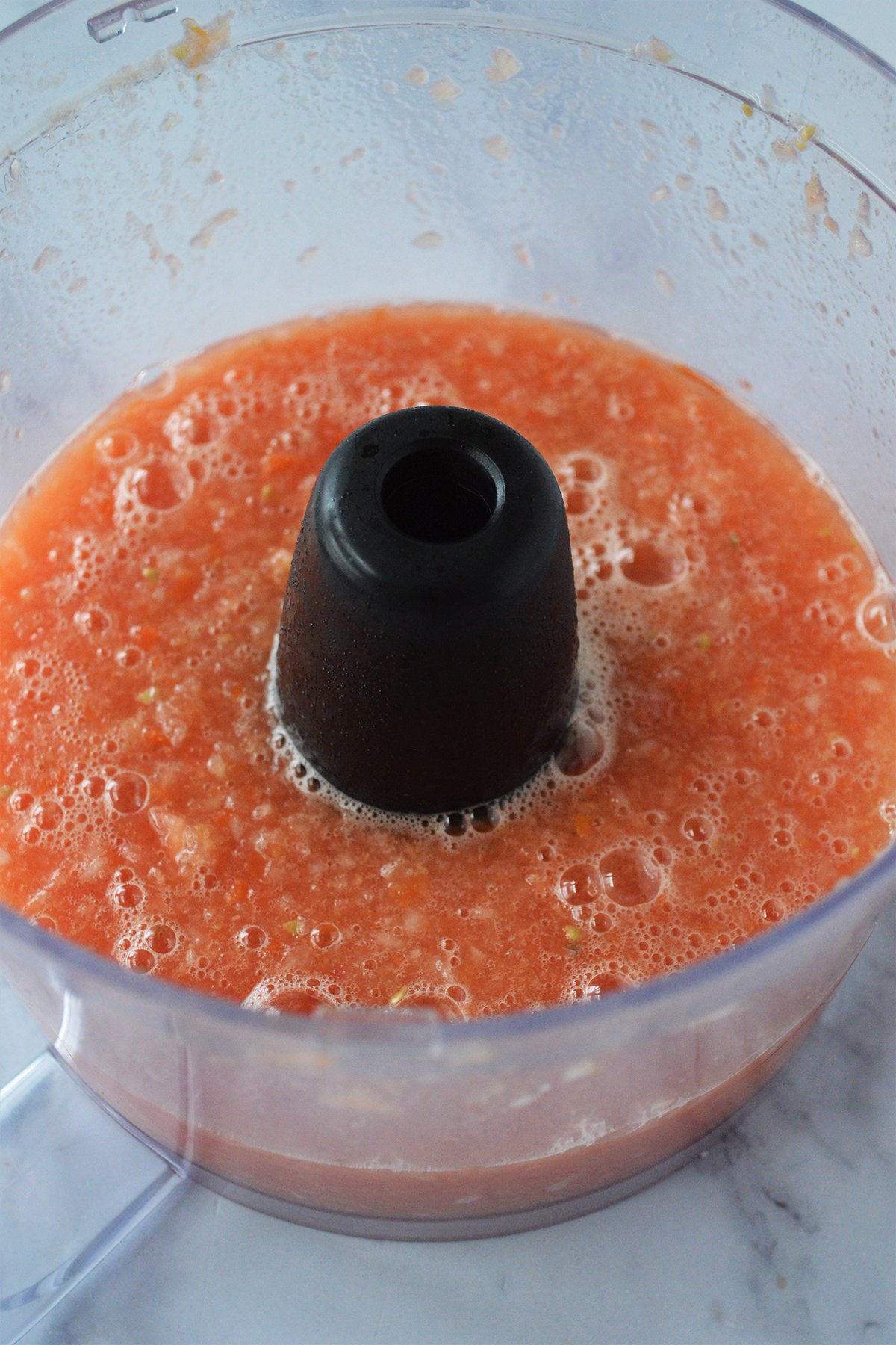 fresh salsa in the food processor